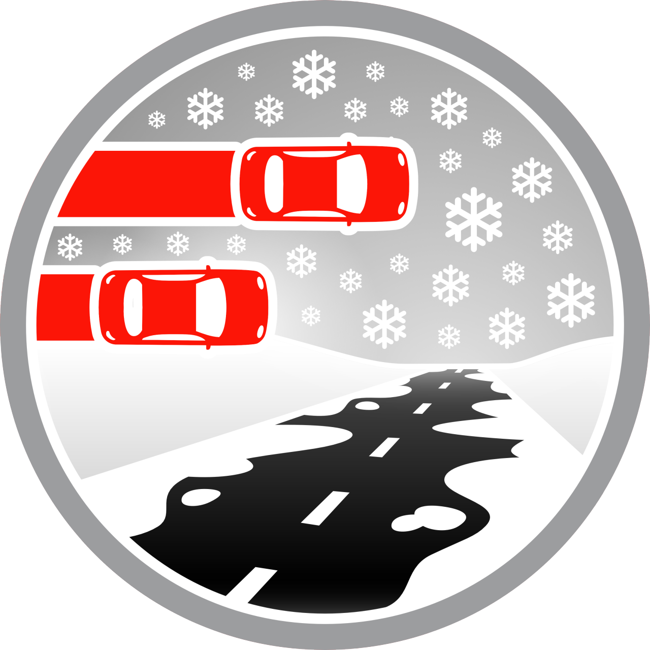 Braking Snow Icon Braking Icon